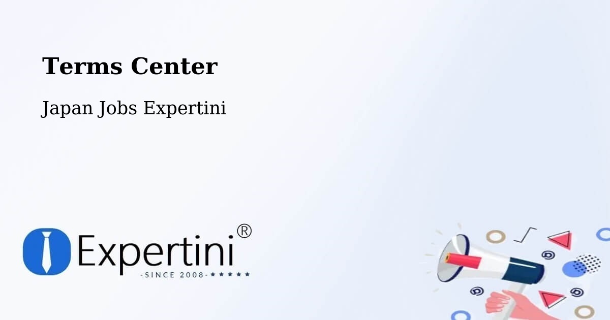 Terms of Service – Osaka - Japan Jobs Expertini